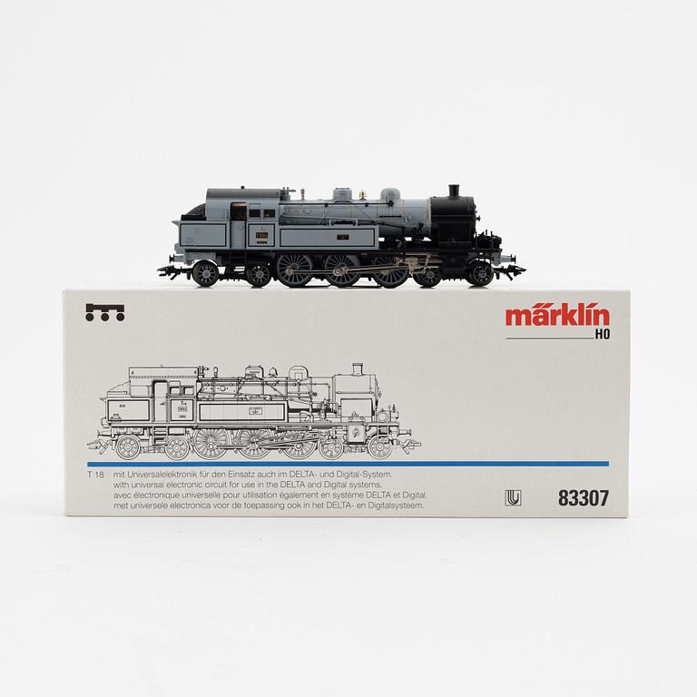 Märklin, three steam locomotives. gauge H0.