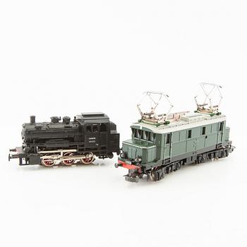 Märklin, train set, including two locomotives, E44039 and 89028.