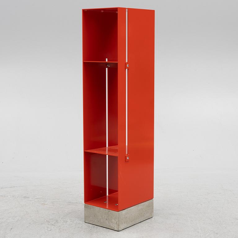 Cornelia Lindlöf, wood rack/shelf, "Manhattan cabinet" Röshult.