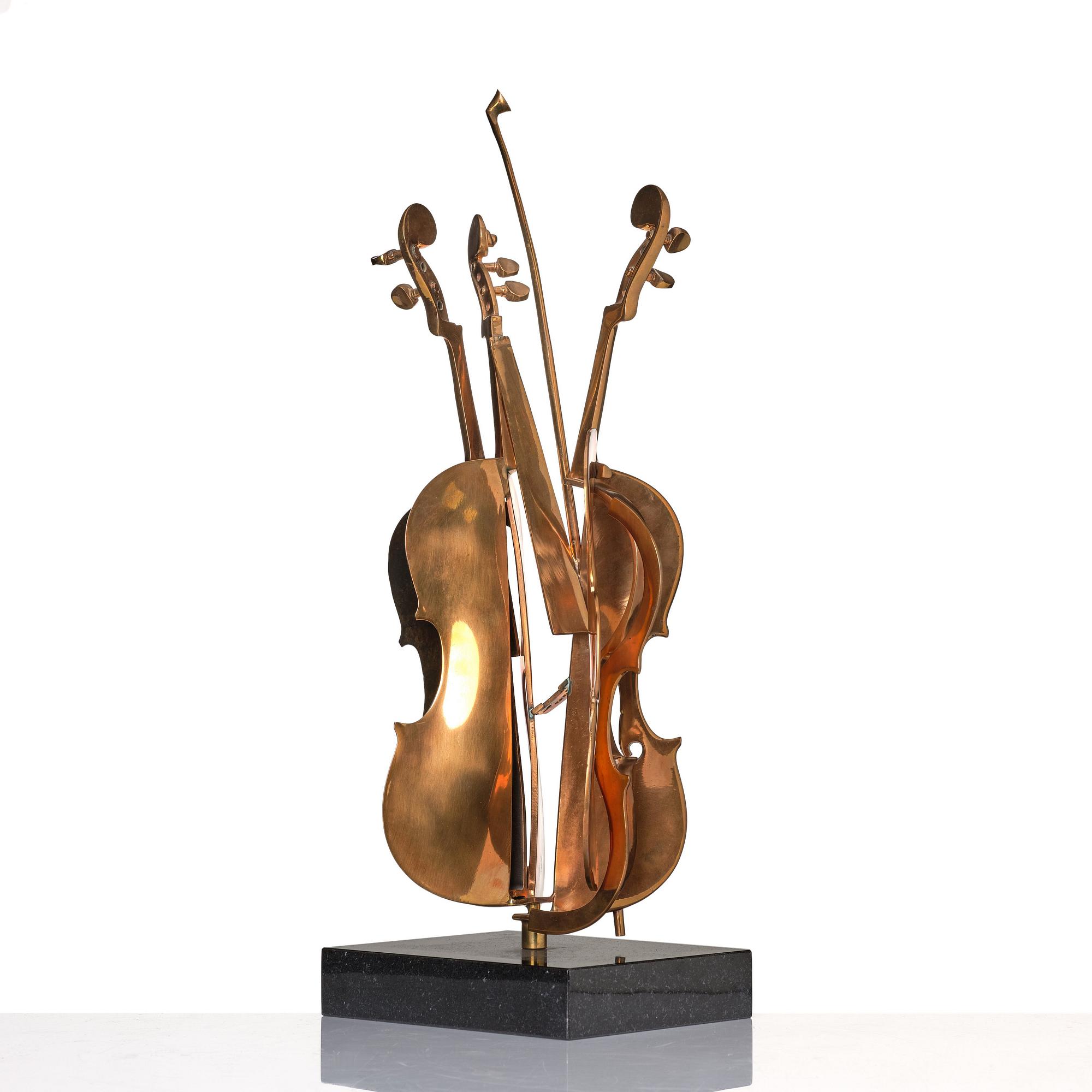 Arman (Armand Pierre Fernandez), "Sliced violin".