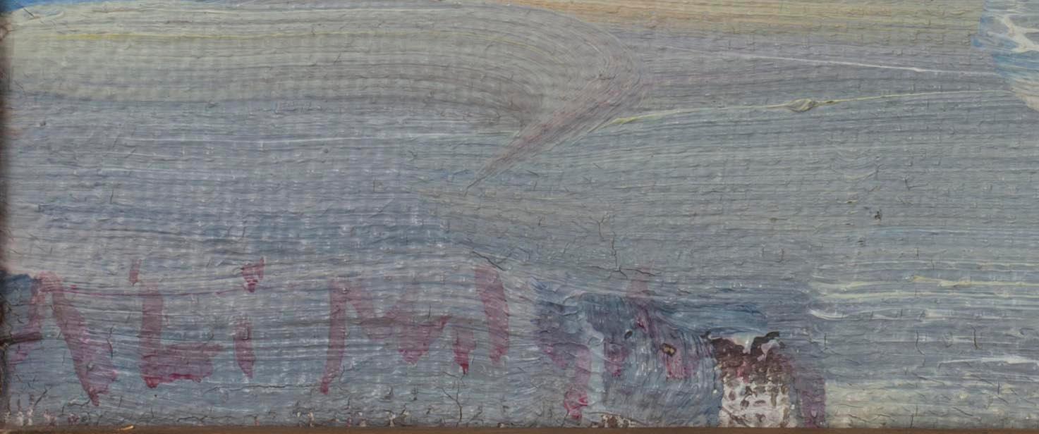 ALI MUNSTERHJELM, olja på duk, sign.