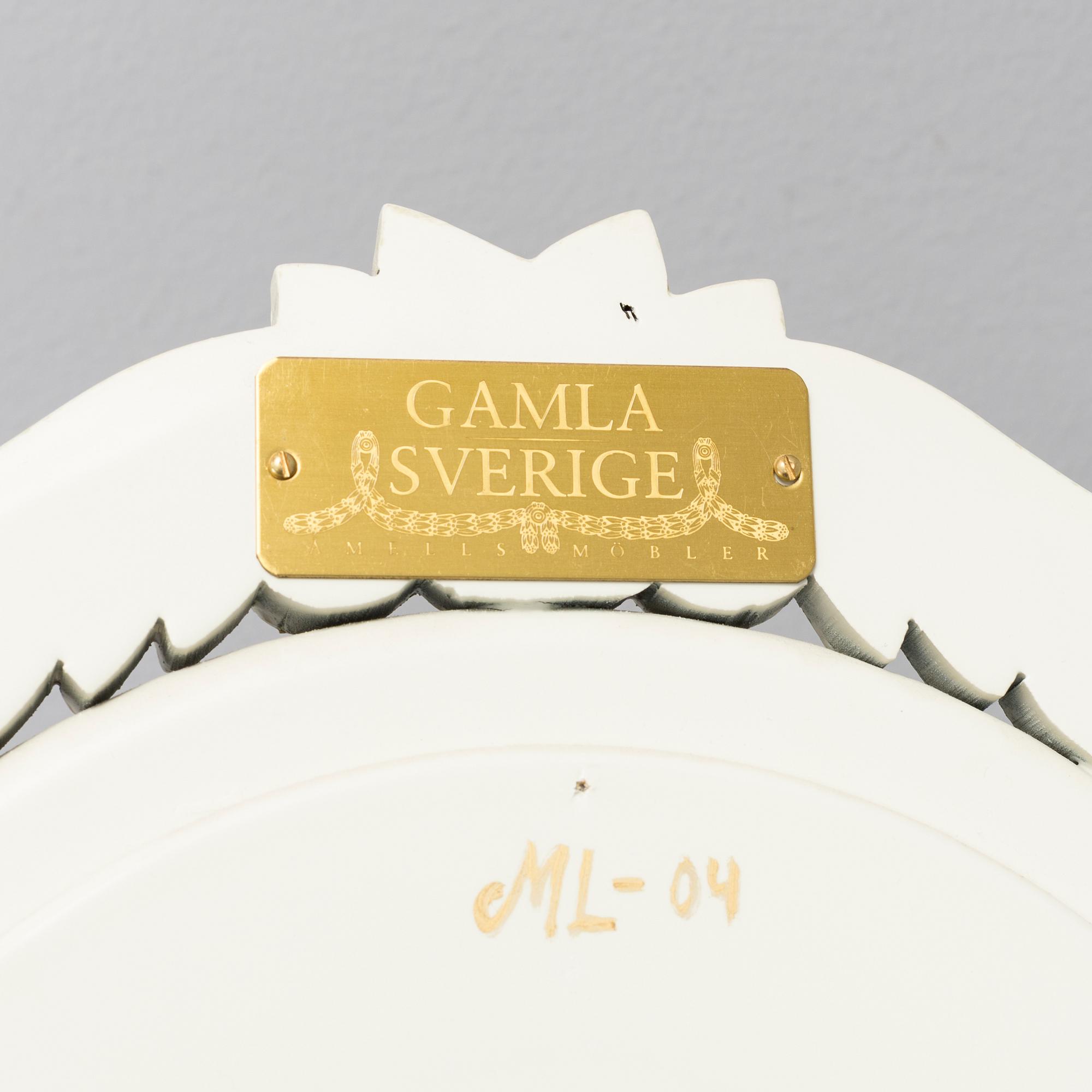 A pair of wall sconces, Åmells möbler, Gamla Sverige. Late 20th / early 21th century.