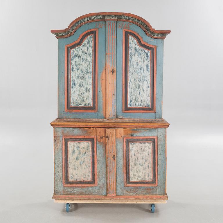 A cabinet, dated 1817.