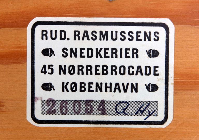 BOKHYLLA, Mogens Koch för Rud Rasmussens Snedkerier, Danmark, teak.