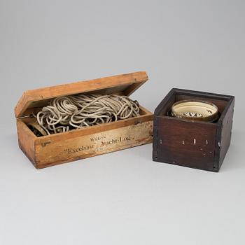 Two nautical objects, 20th century.