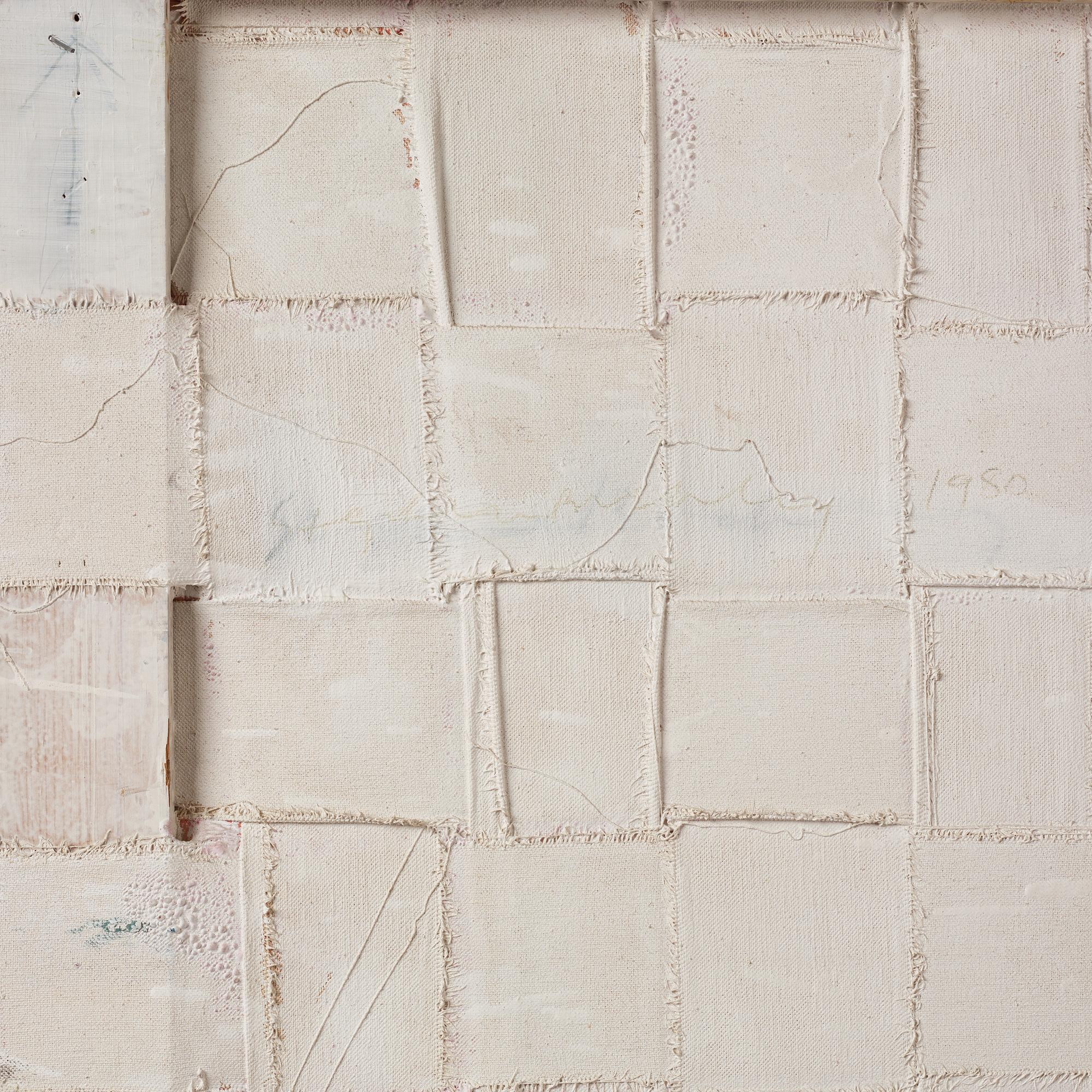 Stephen Buckley, oil on paper on canvas, executed in 1980.