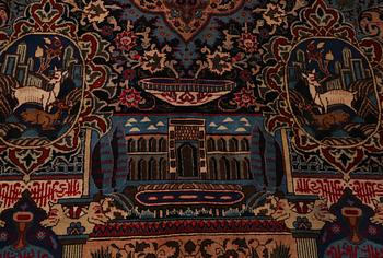 MATTA, Kashmar, modern tillverkning, signerad, 390 x 290 cm.