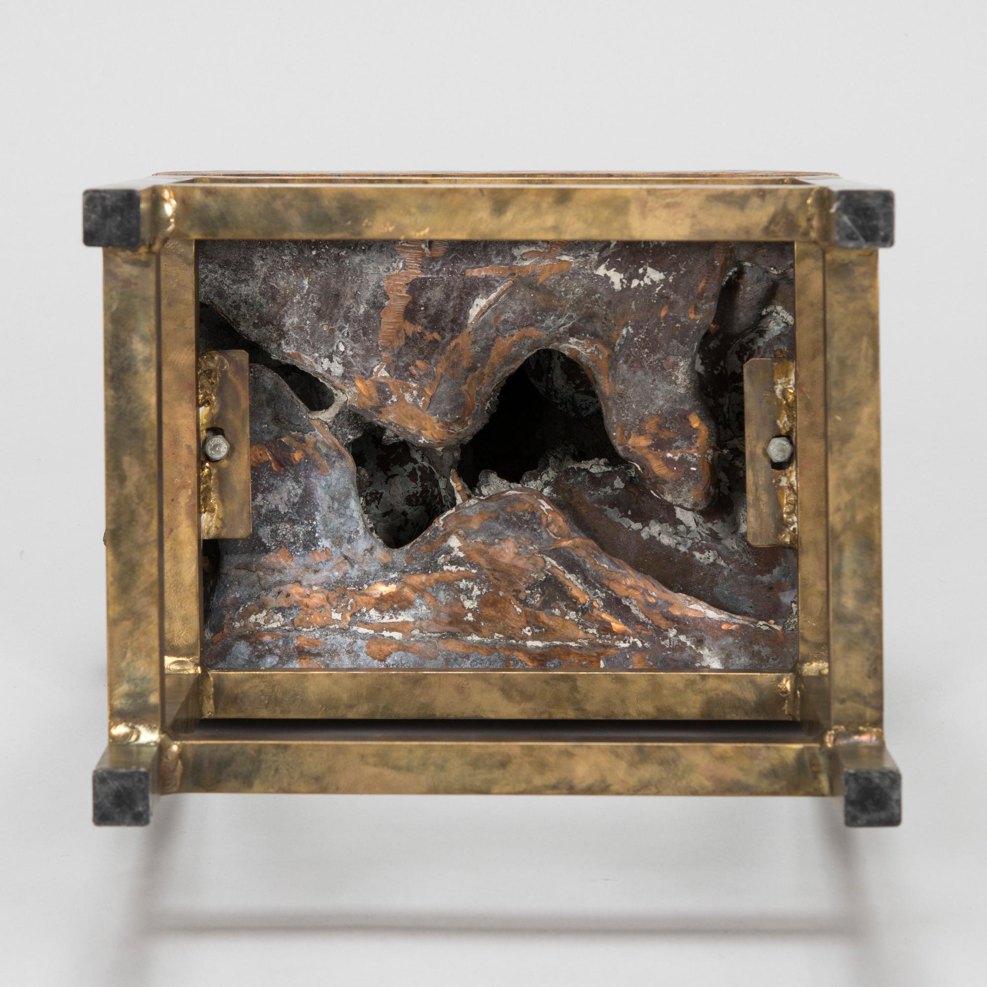 Taisto Martiskainen, skulptur, brons, signerad och daterad 1979.