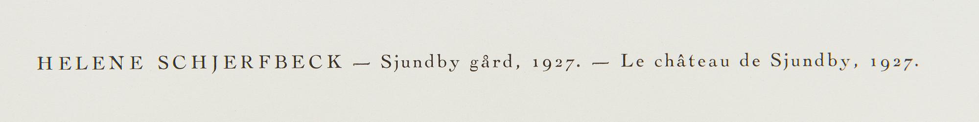 Helene Schjerfbeck, Forty-eight reproductions with text by Gotthard Johansson.