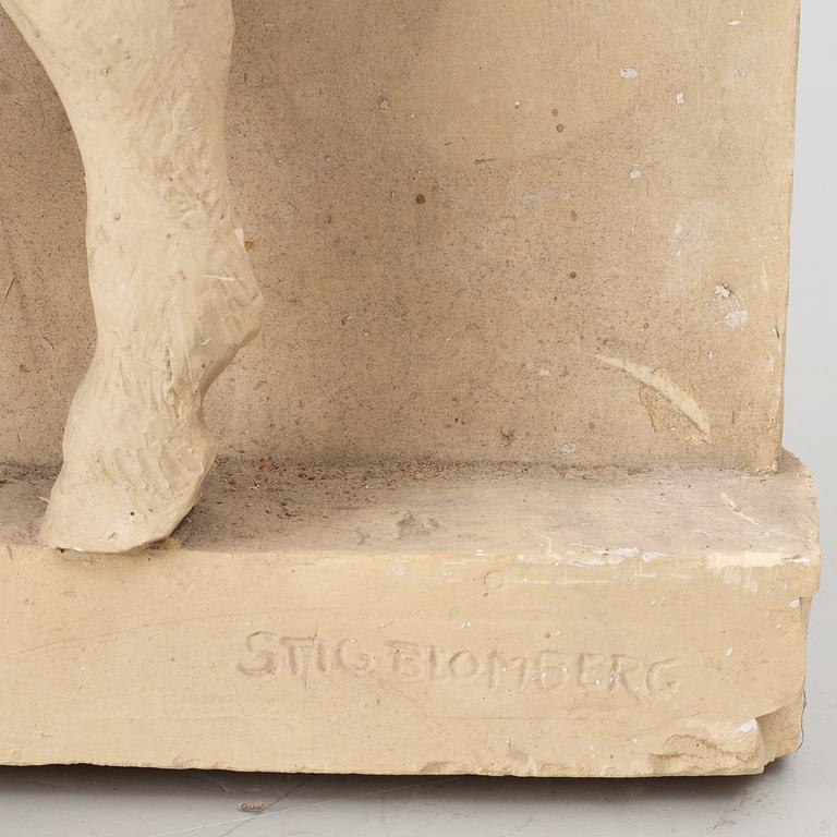 Stig Blomberg, relief, gipsförlaga till M/S Stockholm (1941).