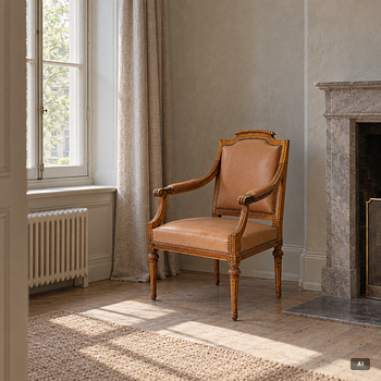 Gustavian armchair, 18th century.