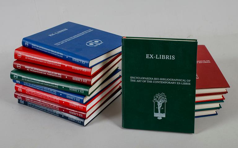 BÖCKER: Ex-Libris Encyclopaedia bio-bibliographical of the art of the contemporary ex-libris.