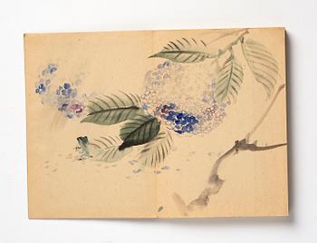 Two Chinese albums, one empty, early 20th century.