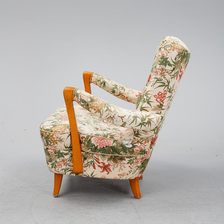 A 1940's Swedish Modern easy chair.