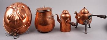 PARTI KOPPAR, 4 delar, 1800-tal.
