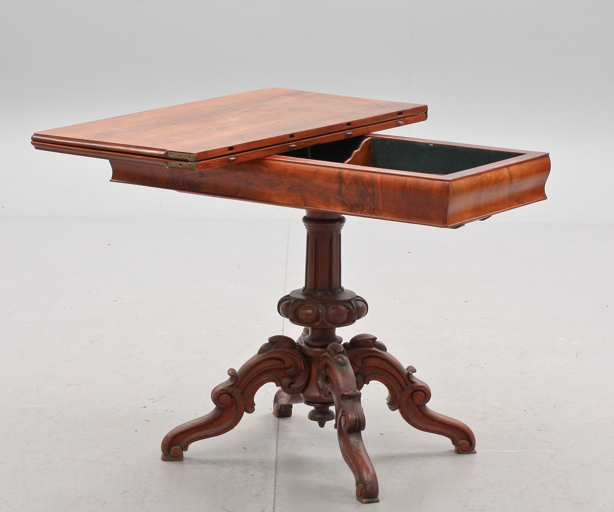 SPELBORD, nyrokoko, 1800-talets andra hälft.