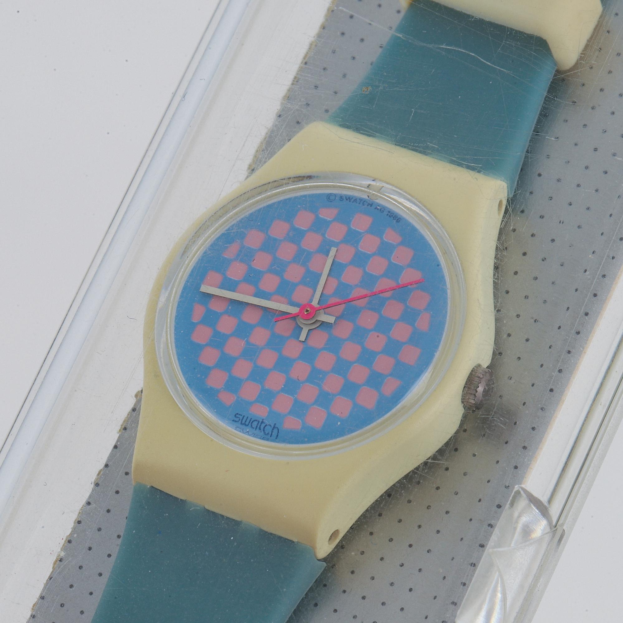 Pink flamingo swatch watch best sale