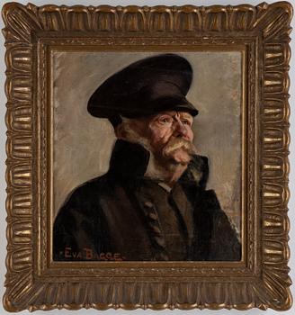 Eva Bagge, oil on canvas/panel, signed.