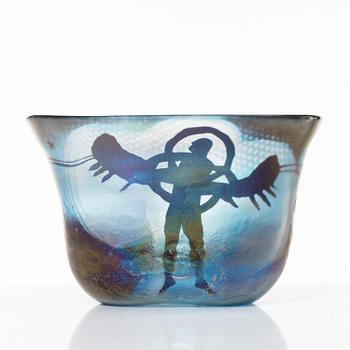 Bertil Vallien, skål, unik, Kosta Boda.