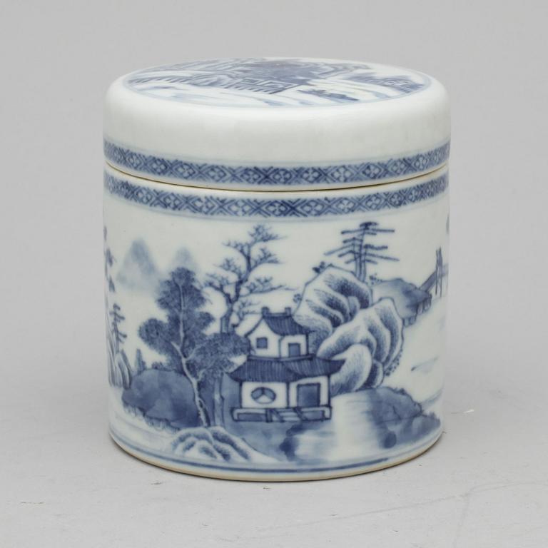 BURK med LOCK, kompaniporslin, Qing dynastin, Qianlong (1736-1795).