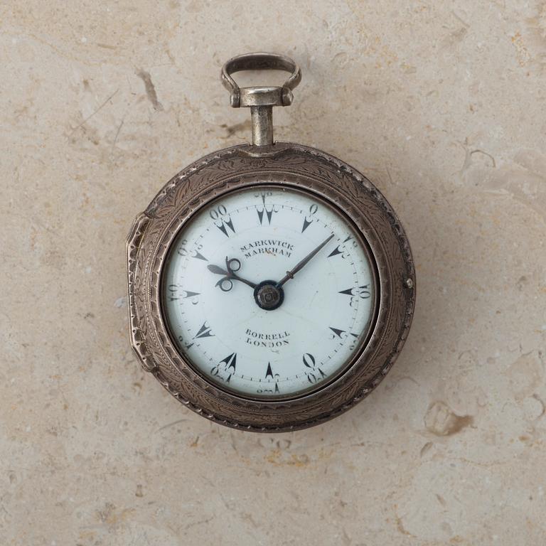MARKWICK MARKHAM, Borrell, London, pocket watch, 28,5-52 mm, made for the Turkish market,