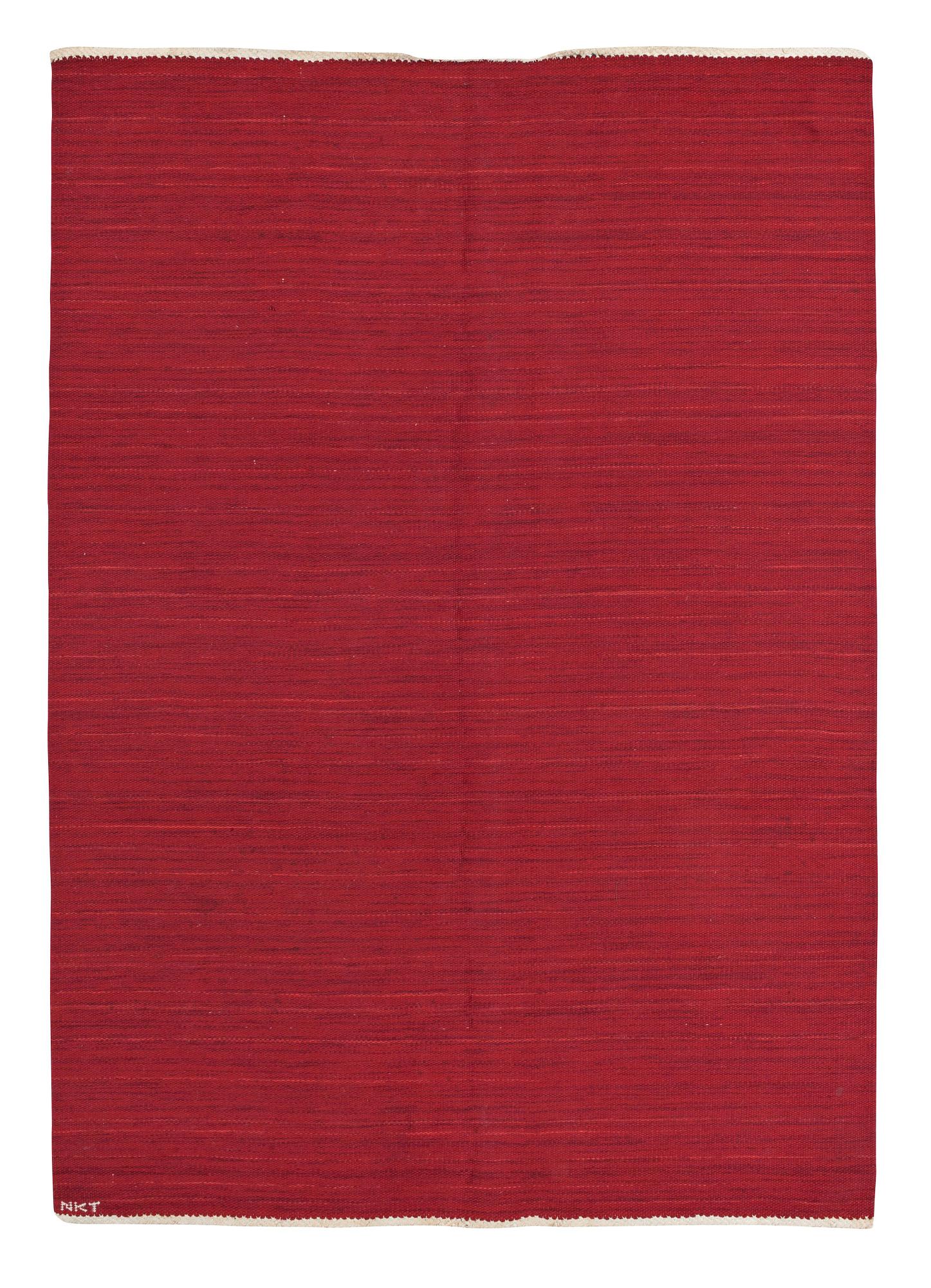 MATTA. Slätvävd. 231,5 x 158 cm. Signerad NKT.