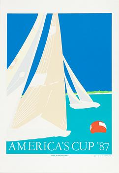 Franco Costa, "America's cup `87 Ahead at the first mark".