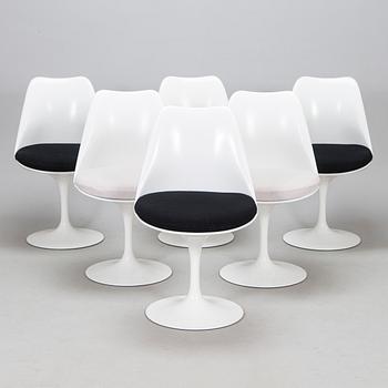 Eero Saarinen, tuoleja, 3+3 kpl, "Tulip", Knoll 2019.