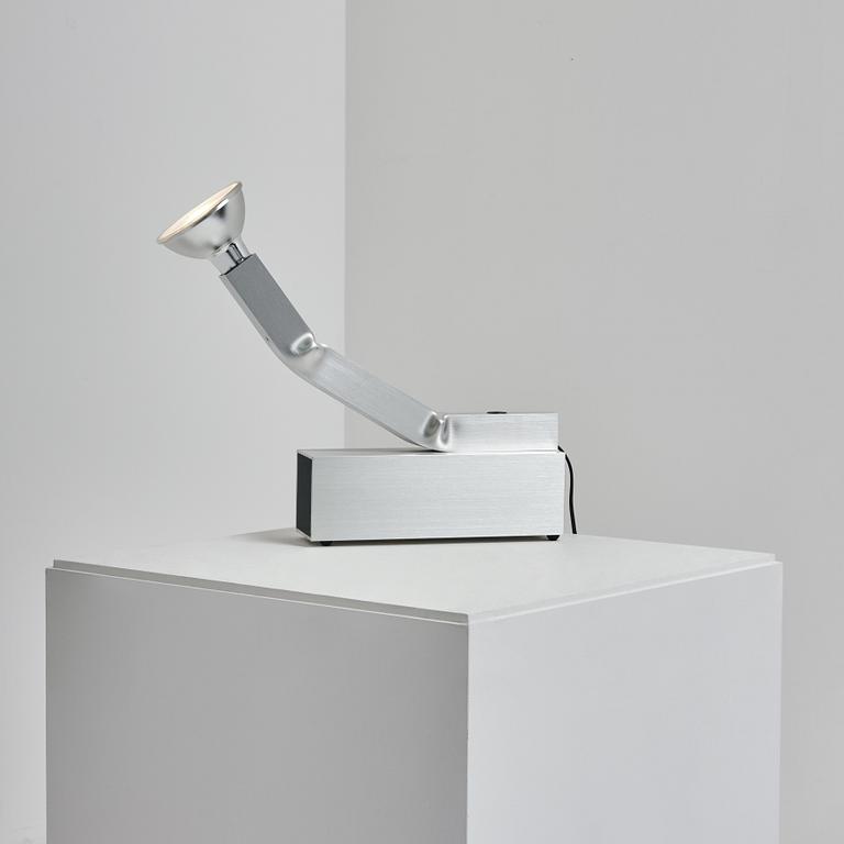 David Taylor, a unique table lamp, "Aluminium Table Lamp #1", Studio Mellösaverken, Sweden, 2025.