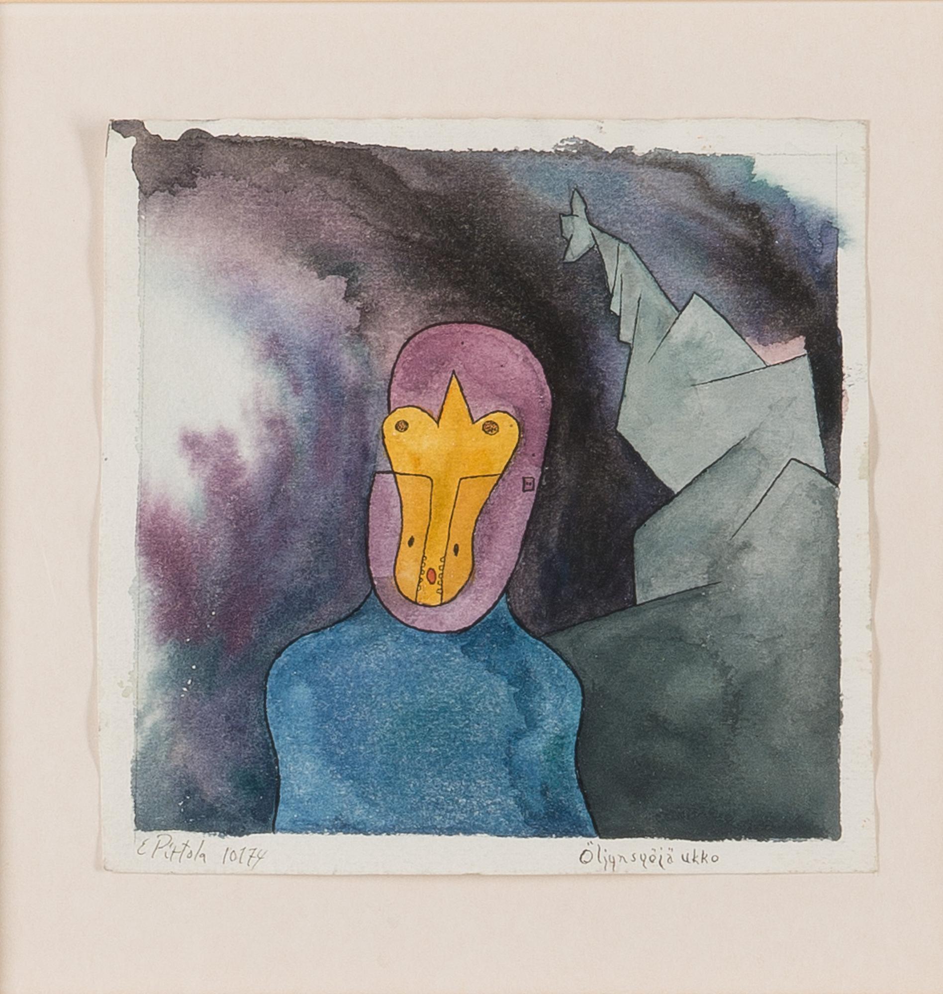 ERKKI PIRTOLA, water colors, 2 pcs, signed and dated -74 & -75.