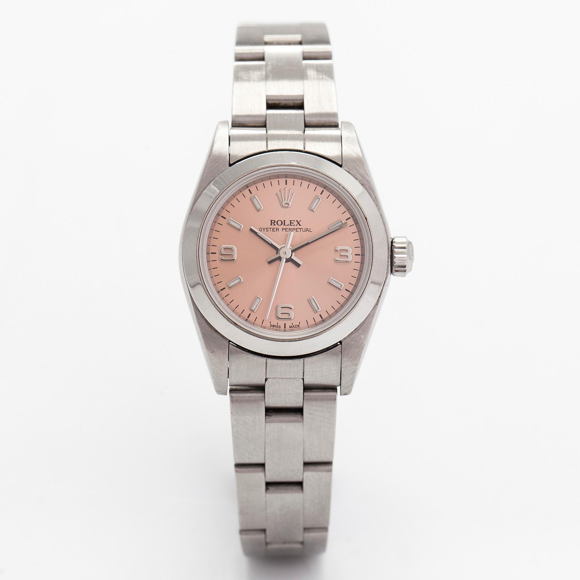 Rolex, Oyster Perpetual, rannekello, 25 mm.