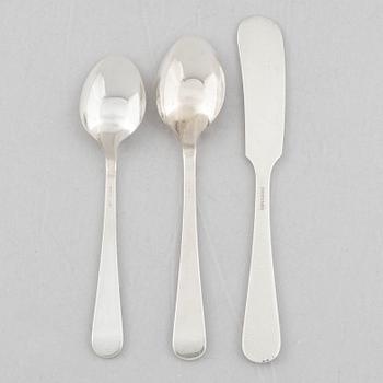 Bestick, 35 delar, sterlingsilver, 1900-tal.