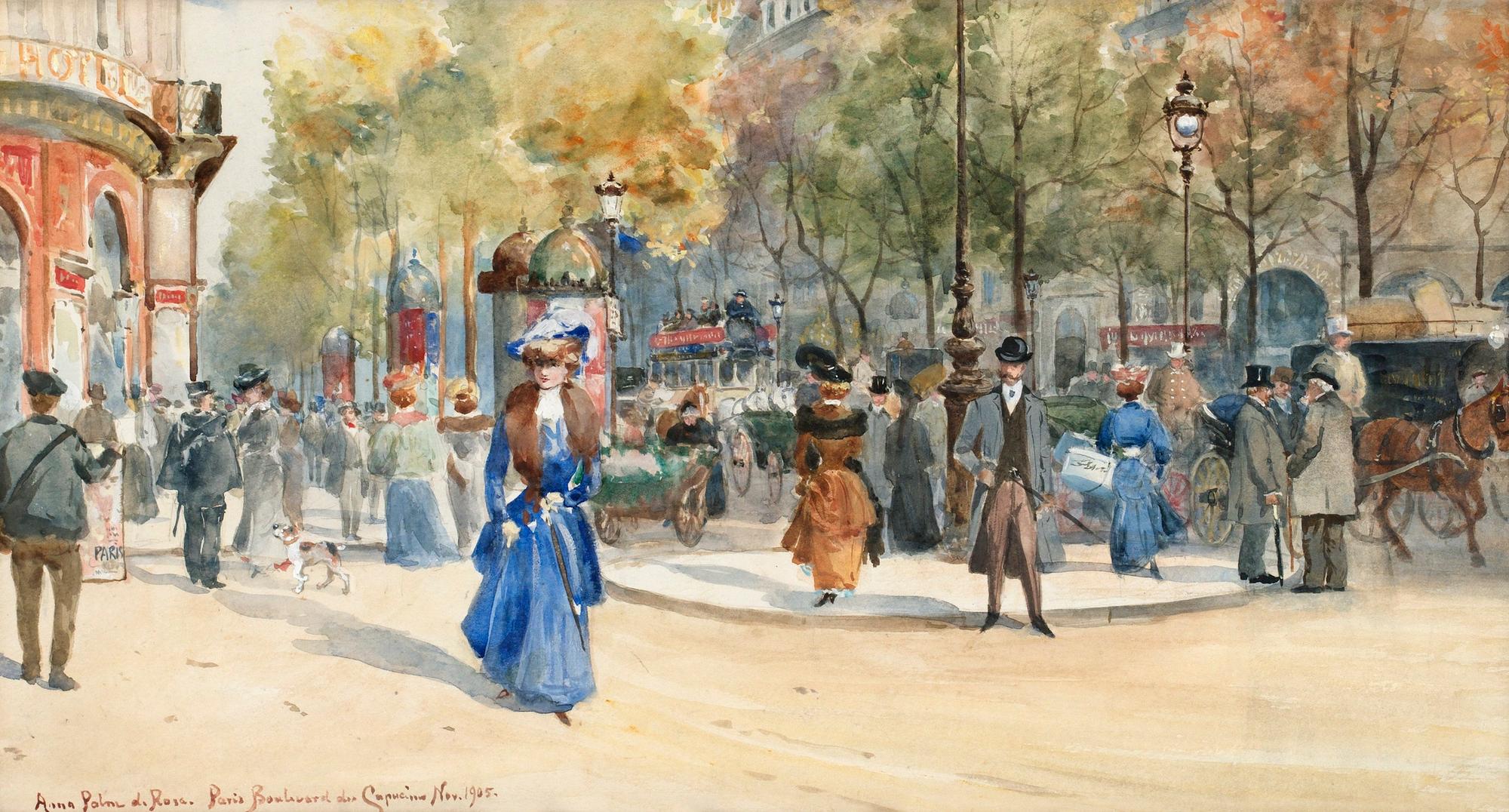 Anna Palm de Rosa, "Boulevard des Capucines".