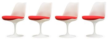 119. A set of four Eero Saarinen 'Tulip' chairs, Knoll International, USA.