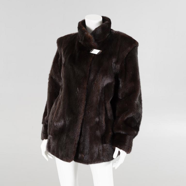 A fur jacket by Saga mink.