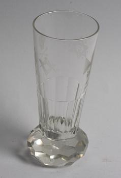 GLAS, sk frimurarglas. 1900-talets första hälft.