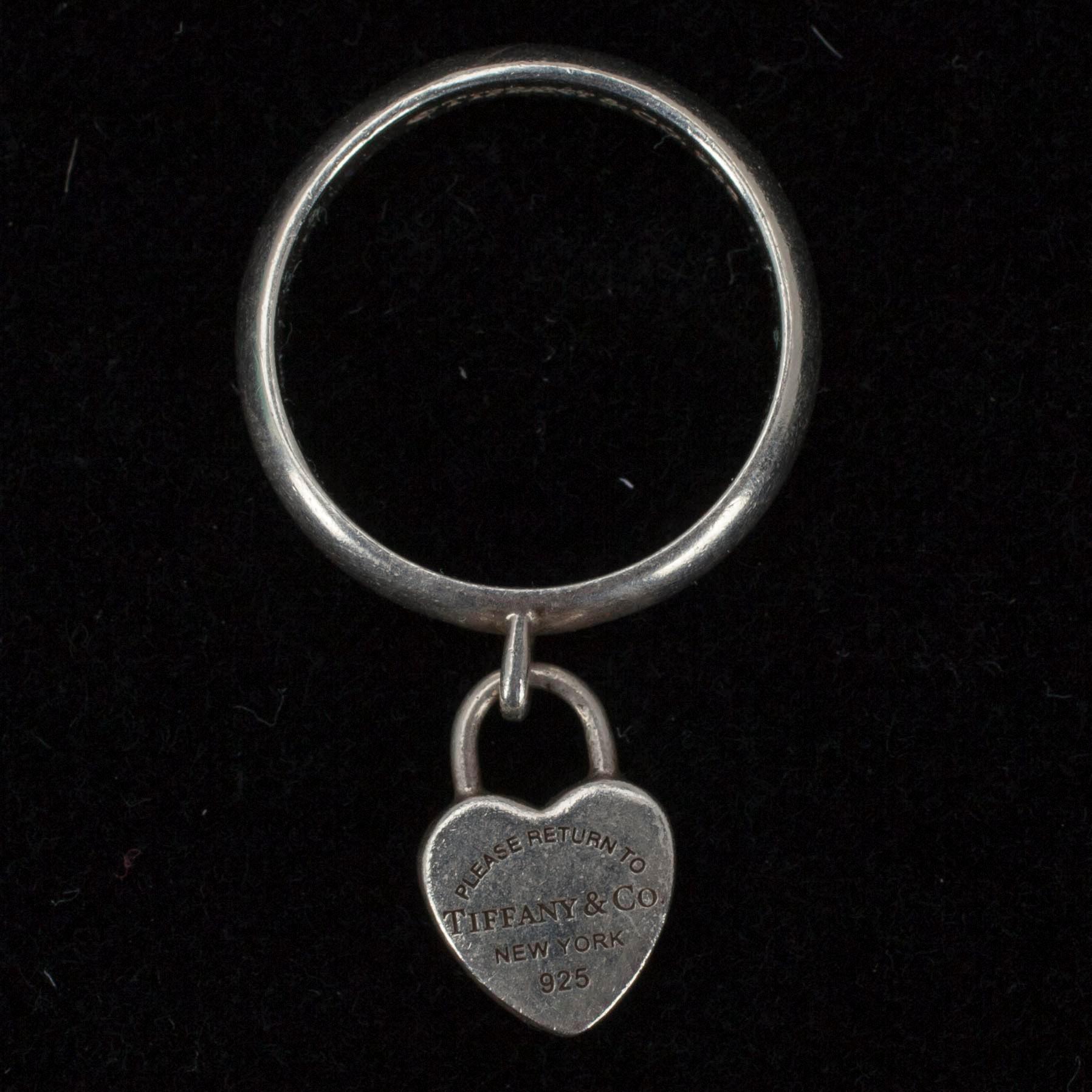 RING, sterling silver, Tiffany & Co. Vikt 4,2 gr.