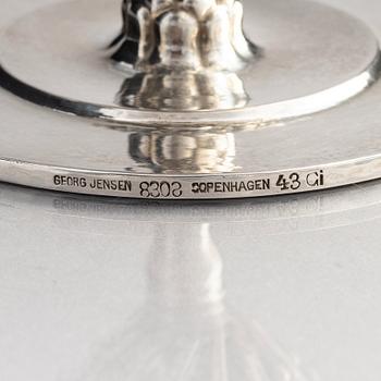Johan Rohde, skål med lock, Georg Jensen, Köpenhamn 1904-14, sterling silver, design 43.