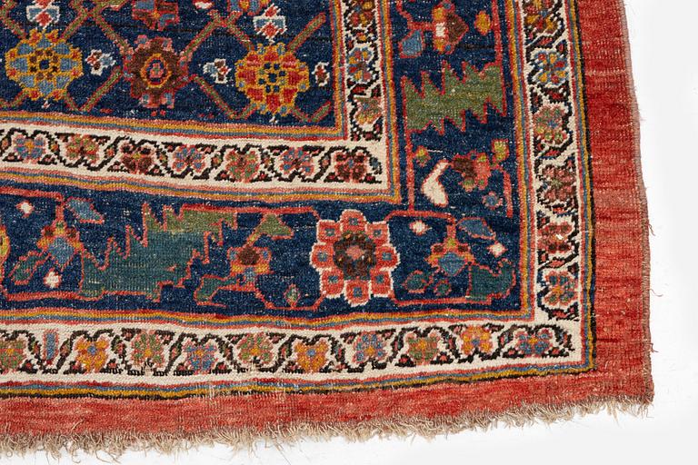 An antique Bidjar carpet, West Persia, c. 380 x 174 cm.