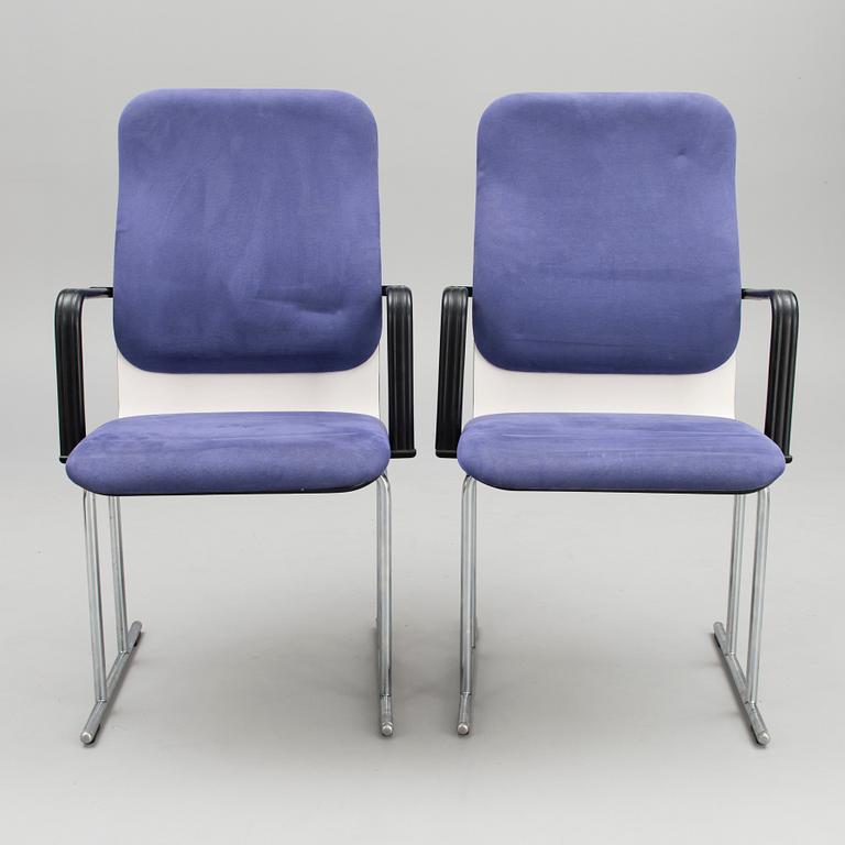 Five 'Sirkus' chairs for Avarte, Finland 1980s.