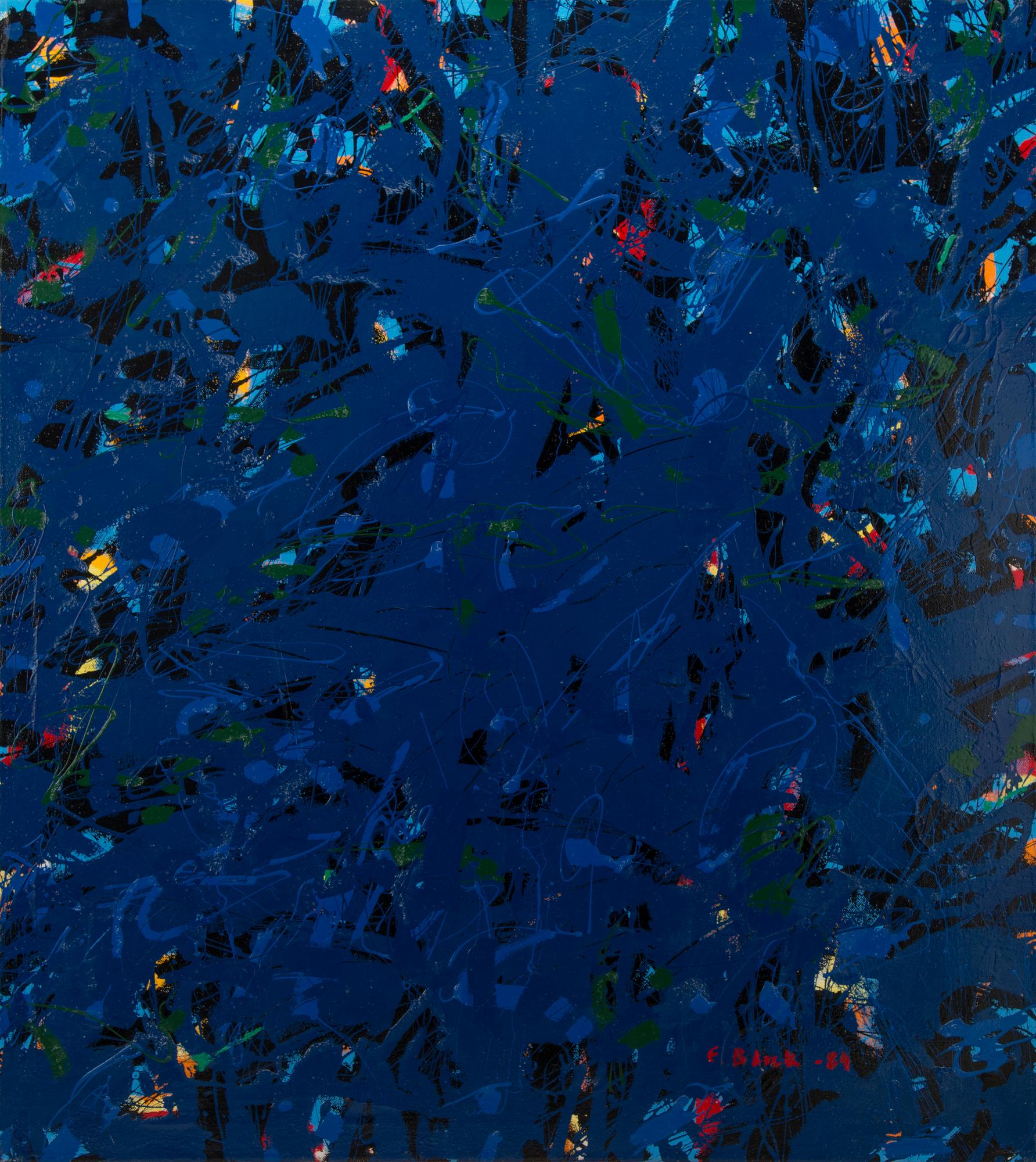ESA BLICK, acrylic on canvas, signed and dated -84.