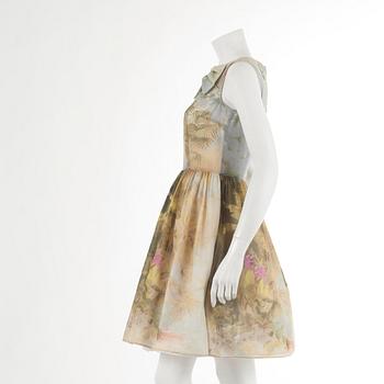 RED VALENTINO, a "Tropical Landscape Organza" cotton dress.