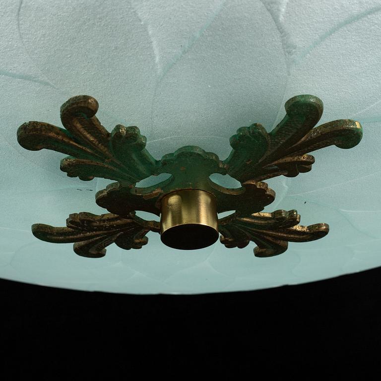 A 1940´s Swedish Modern ceiling light.