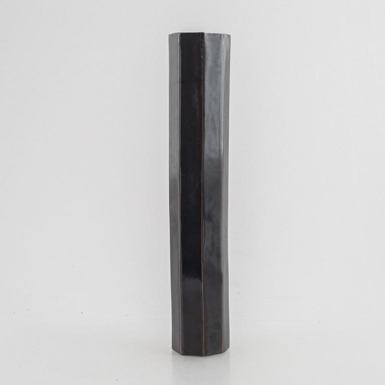 Paul Hoff, a stoneware vase, Gustavsberg studio, 1989.