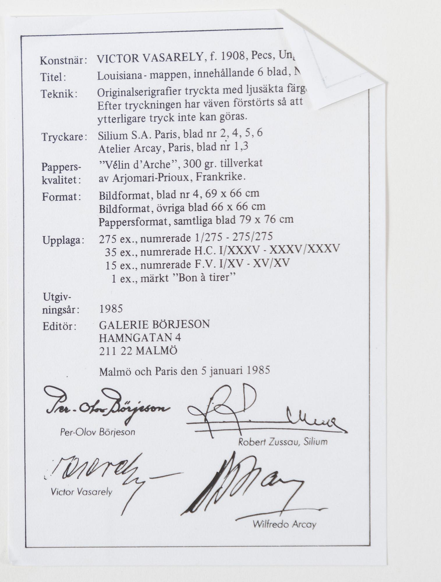 Victor Vasarely, "Louisiana 3".