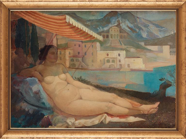 Axel Wallert, Reclining nude.