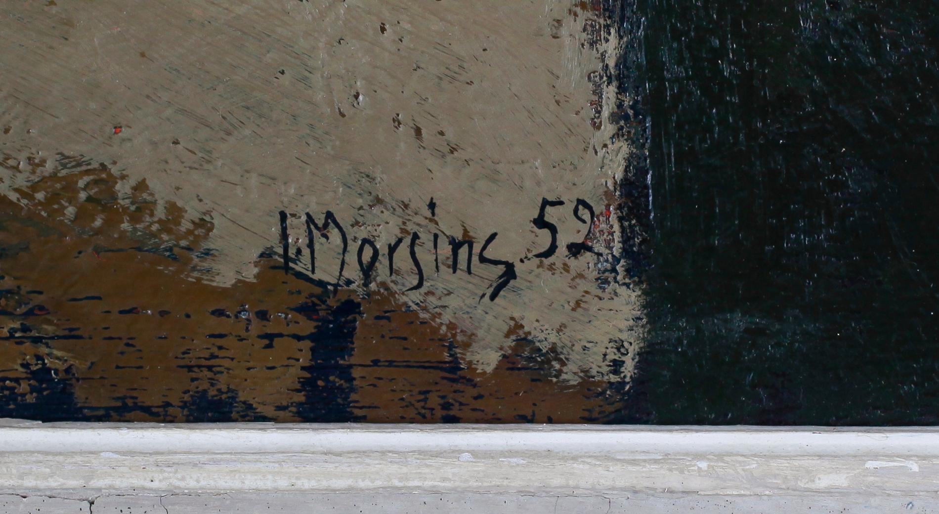 IVAR MORSING, oil on canvas, signed and dated -52.