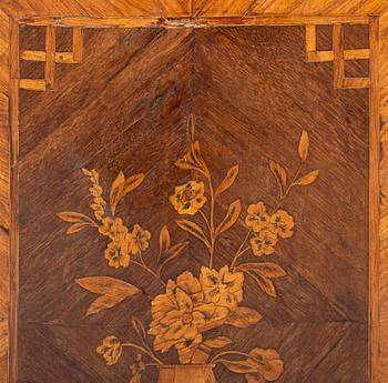 A French chest of drawers, mid 18th Century.
