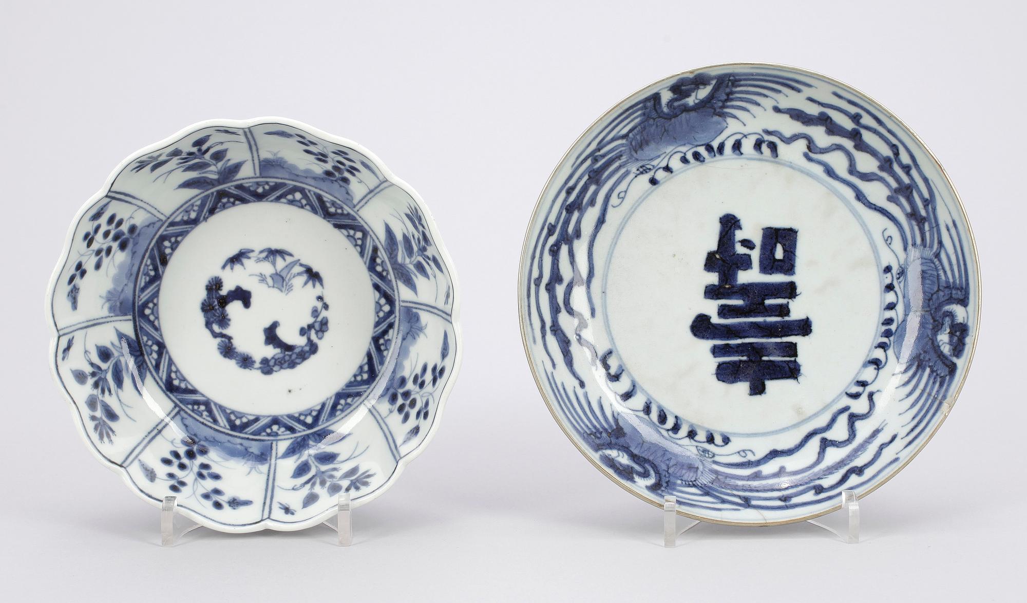 SKÅLFAT SAMT SKÅL, Kina 1800-tal.