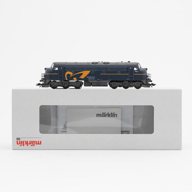 Märklin, diesellok, spår H0, i kartong.